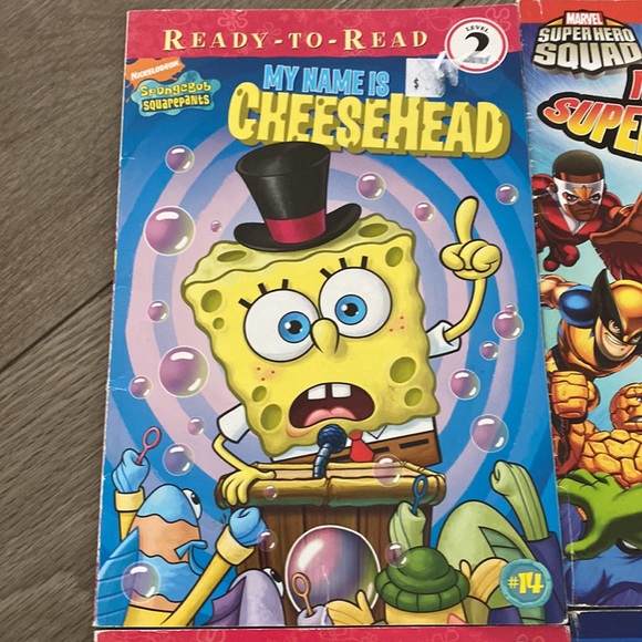 Easy to read books level 2 - Cars, SpongeBob, spiderman, wreck it Ralph, sharks - Picture 5 of 7